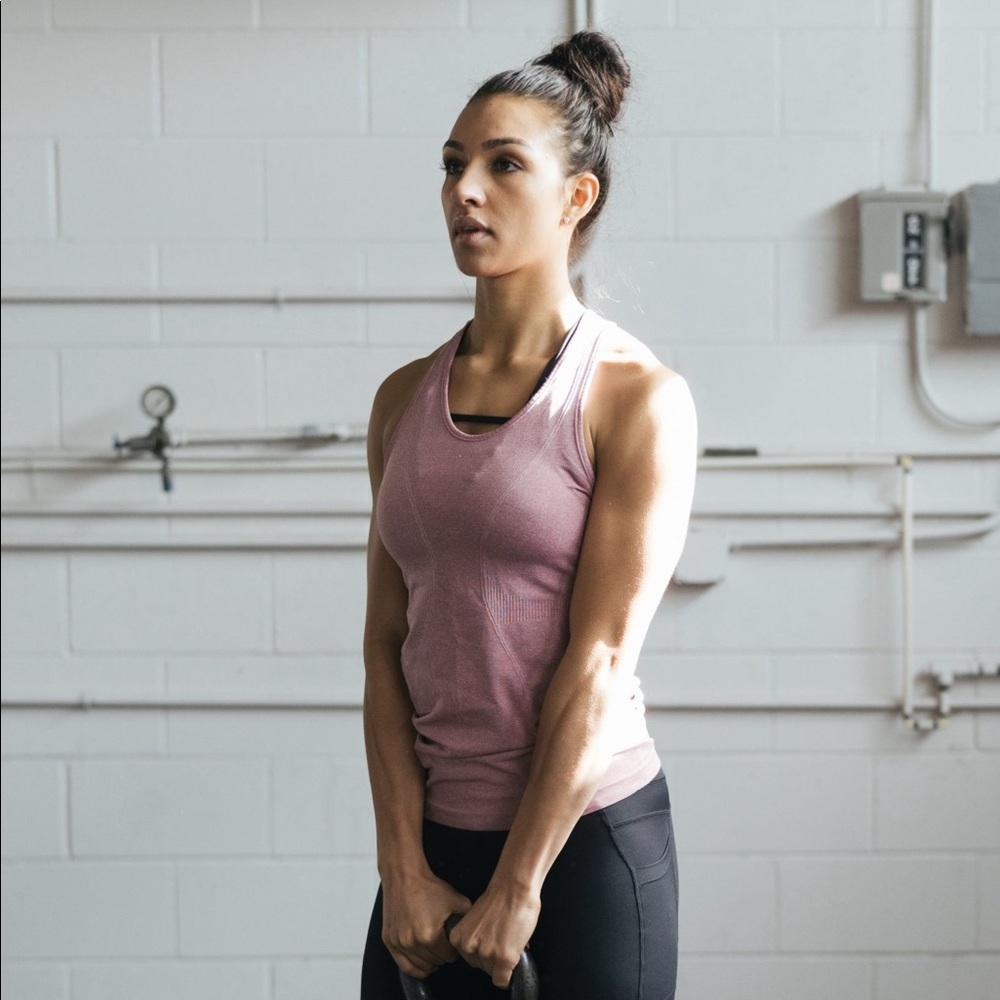Zyia Copper Charge Tank Top Poppy Pink